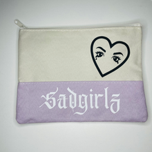 Load image into Gallery viewer, Sadgirlz club makeup bag
