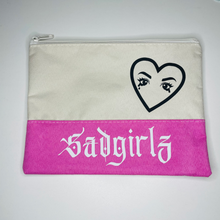 Load image into Gallery viewer, Sadgirlz club makeup bag
