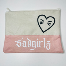 Load image into Gallery viewer, Sadgirlz club makeup bag
