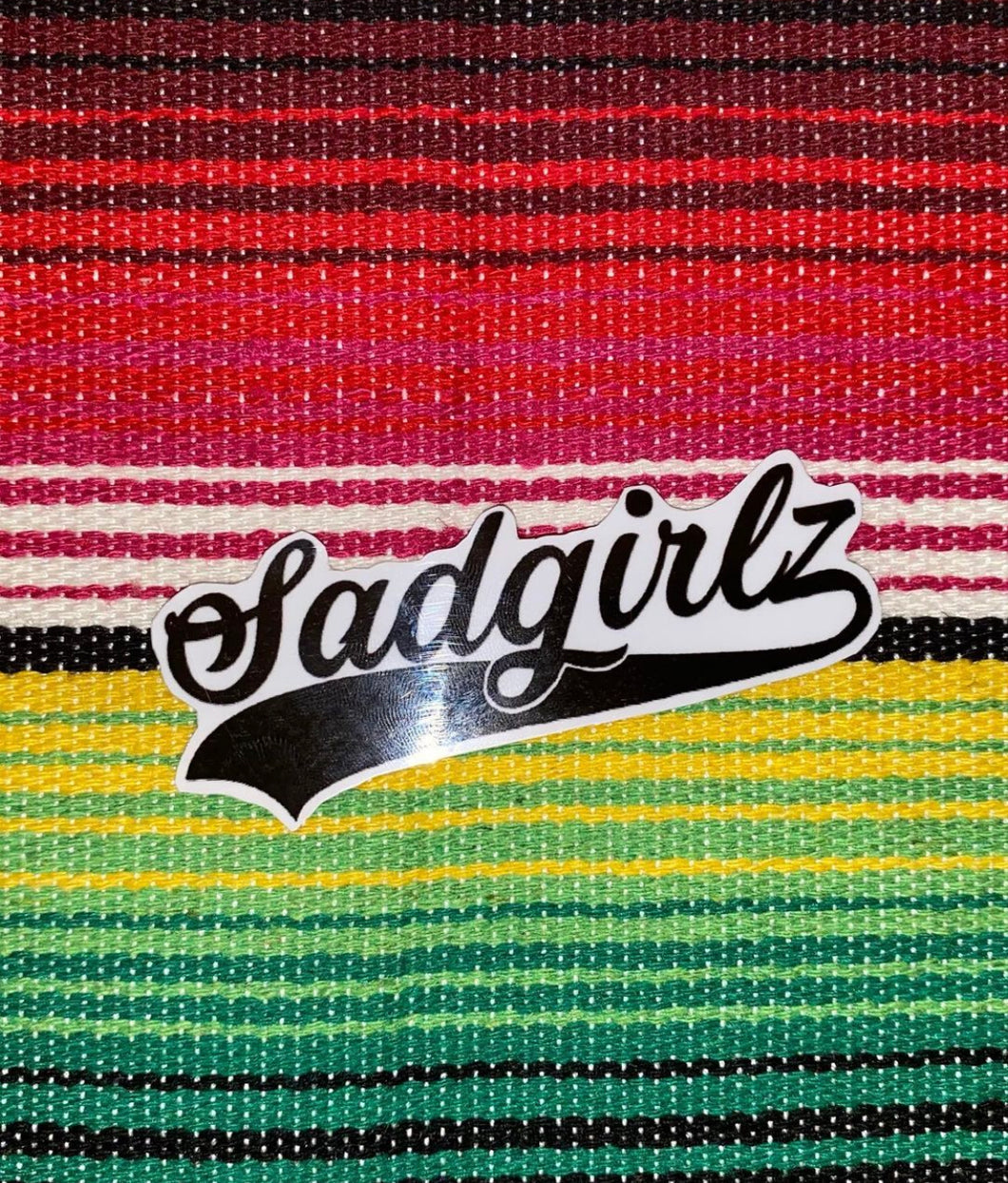 Sadgirlz cutout sticker